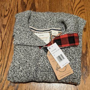 Weatherproof Vintage Brand Button Up Mock Neck Sweater